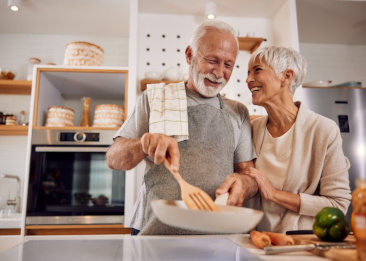 an older couple spending time together